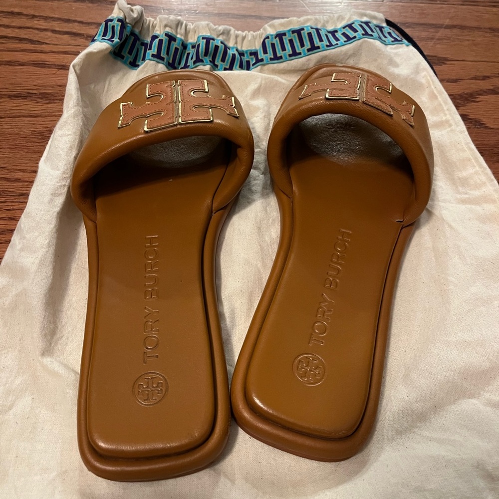 Tory Burch Double T Sport Slide
